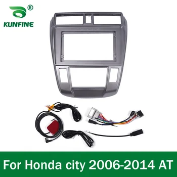Автомобилен GPS навигатор Стерео За Honda city 2006-2014 НА Рамката на панела Радио Подходящ за 2Din 10 инча Тире на екрана на главното устройство