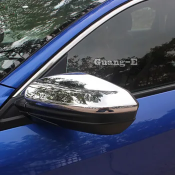 Автомобилна Стикер За оформяне на Вежди за Обратно виждане Странично Стъкло на Капака Огледала Тапицерия Рамка на предния Капак на Honda Civic 10th 2016 2017 2018 2019 2020 2021
