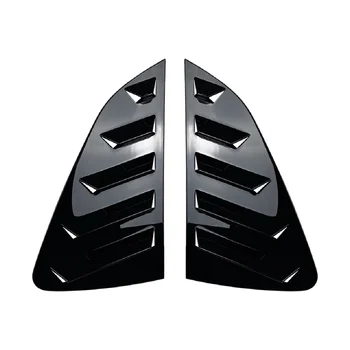 Автомобилна ярко-черен панел щори на задното стъкло за Mk6 2018-2023
