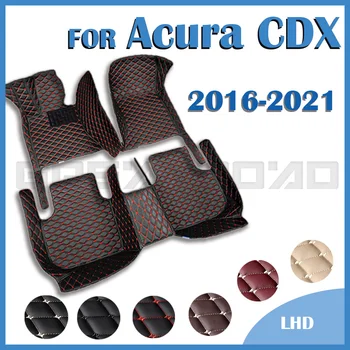 Автомобилни постелки за Acura CDX 2016 2017 2018 2019 2020 2021, Автомобилни накладки за краката на поръчка, автомобилни килими, Аксесоари за интериора