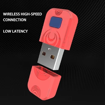 Адаптер безжичен USB контролер, геймпад, приемник, Bluetooth-съвместими конвертор с джойстик, който е съвместим с QXNE