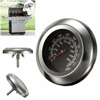 Аксесоари за барбекю Термометър за месо на Скара Циферблат температурен Сензор Сензор за приготвяне на храна Кухненски инструменти от неръждаема стомана