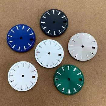 Аксесоари за часовници с писмото циферблат Без промяна на логото 28,5 мм, Sunray, обичай калибър NH35/NH36/4R