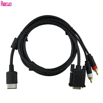 Аудио-видео кабел с висока разделителна способност за SEGA DC Звуков адаптер RCA Кабел за кутии VGA кабел