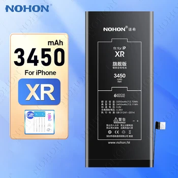 Батерия на мобилния телефон NOHON за iPhone XR XS X Max XSMax за замяна на литиево-полимерни батерии с голям капацитет Bateria 