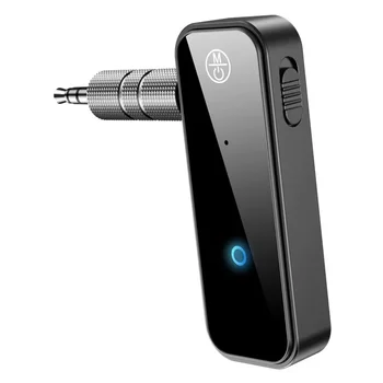 Безжичен Адаптер 3.5 мм Bluetooth 5,0 Предавател Приемник 2 in1 Конектор Аудио AUX Адаптер За автомобилна Аудио Музика Aux Хендсфри Слушалки