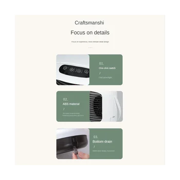 Вентилатор за климатик USB, вентилатор, водна мъгла, персонален вентилатор за охлаждане, тенис на преносим вентилатор за овлажняване на въздуха с led подсветка