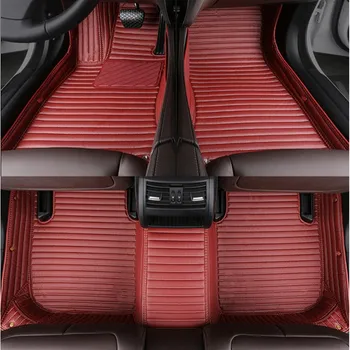 Високо качество на тепиха! Специални автомобилни постелки по поръчка за Mercedes Benz C 200 220 250 300 350 Coupe C205 2021-2014 водоустойчив килими