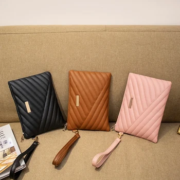 Гореща висококачествена и Стилна чанта-гривна от изкуствена кожа, чанта-плик, чанта за пазаруване, малка Преносима чанта, портфейл-клатч за жени