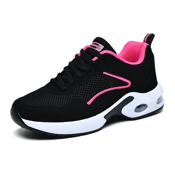 Дамски обувки, дишаща ежедневни обувки, градинска окото на спортни обувки, Тенис, Ежедневните пешеходни маратонки за жени Тенис Masculino