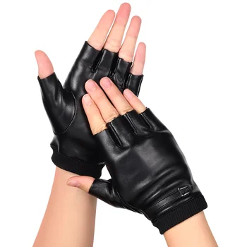 Дамски топли ръкавици За колоездене, спорт на открито, тренировка на изкуствена кожа, Шофиране през Зимата
