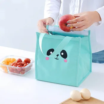 Детска преносима топло чанта, обяд-бокс, самозалепваща опаковка, термосумка за пикник с храна за момчета и момичета, детски проста чанта