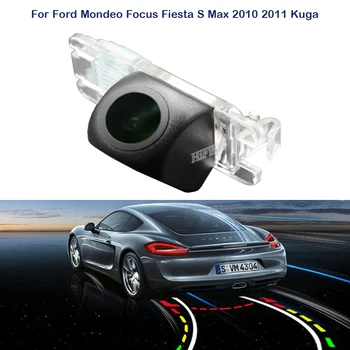 За Ford Mondeo Focus, Fiesta ' S Max 2010 2011 Kuga HD Безжична Автомобилна CCD Камера за обратно виждане Fisheye 8 12 led динамичен скоба за Нощно Виждане