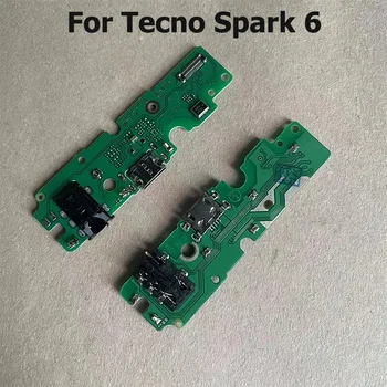 За Tecno Spark 6 порта USB докинг станция за зареждане конектор за свързване на такси за зареждане на печатна платка, гъвкав кабел