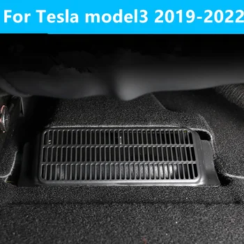 За Tesla model3 2019-2022 Защитно покритие воздуховыпуска модифицирано специално дъното на седалката пылезащитная делото воздуховыпуска климатик