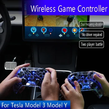 За Tesla Screen Контролер Авто PC Видео Геймпад Джойстик С Двойна Вибрация За Игра Джойстик Tesla Model 3 Y X S