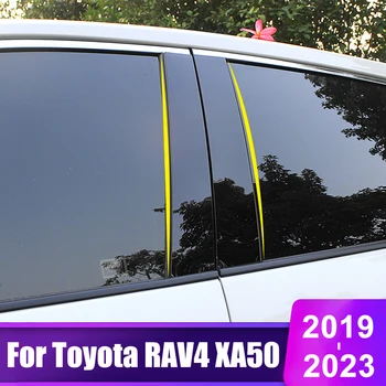 За Toyota RAV4 XA50 2019 2020 2021 2022 2023 RAV 4 Хибриден Автомобил Стелажи, Стелажи Врати и Прозорци, Хастар Етикети Външни Аксесоари