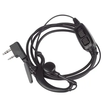 За аксесоари BAOFENG uv-82 двойна слушалки ПР-слушалка с микрофон микрофон за UV 82 UV82L UV-89 двустранно радио