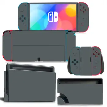 Игри цветни стикери за декорация на джойстик конзола на Nintendo Switch Oled Средната стикер за аксесоари за Nintendo Switch oled