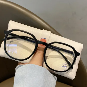 Извънгабаритни Очила За Късогледство В Рамките TR90 Унисекс, Ультралегкие Очила За Късогледство Със Защита От Синя Светлина, Оптични Очила С Диоптриями