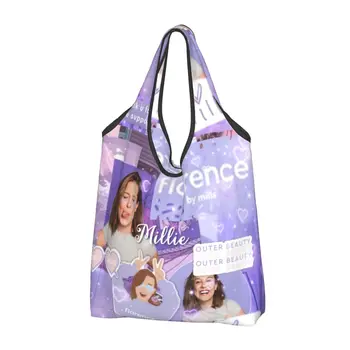 Изработена по поръчка женствена чанта за пазаруване Florence By Mills, преносими чанти за пазаруване в магазини с голям капацитет