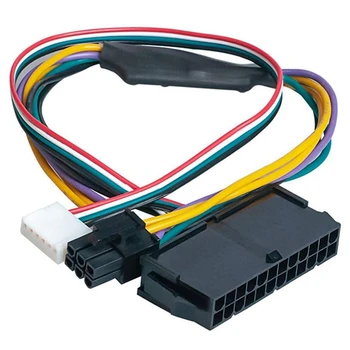 Кабел-адаптер за основно хранене PCI-E ATX с 24 контакти на 6 контакти за дънната платка работна станция HP Z230 Z220 СФФ