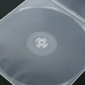 Калъф 5,2 мм и Един ултра-тънък Стандартен Прозрачен Пакет Преносим CDR Диска Албум Кутия-Органайзер За Съхранение на Домашно Кино
