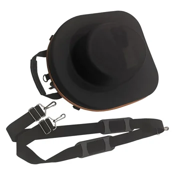 Калъф за шапки за пътуване, кутия за съхранение на шапки, преносима Противоударная дръжка за носене, Органайзер за шапки, раница за съхранение на шапки за куфар