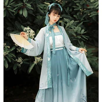 Китайски костюм за класическия танц, подпори за сценичното представяне, жена най-пола Hanfu костюм