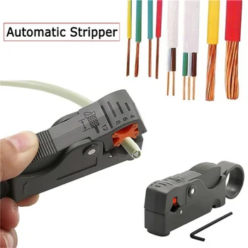 Клещи за източване на Обжимные Многофункционални клещи Автоматично Клещи за източване на кабели, Инструменти за рязане на кабел Ръчни инструменти