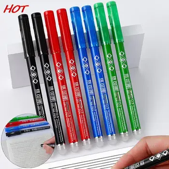 Комплект магически стираемых химикалки, цветни Стираемые Гел химикалки 0,5 мм, Моющаяся дръжка за училището Офис, пишещи средства, Канцеларски материали