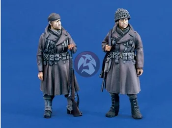 Комплекти фигури от смола 1/35, моделирующие зимата на американската пехота В разглобено формата и небоядисана