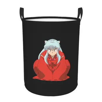 Кошница за дрехи Demon Inuyasha, Складное Голяма Кофа за съхранение на дрехи, Класическа Детска количка от японски аниме