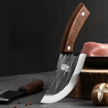 Кухненски мини-кухненски нож, многофункционален нож за рязане на риба, преносим многофункционален нож за нощуване на открито
