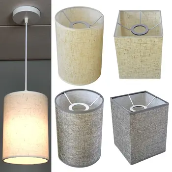 Лампион в ретро-скандинавски стил, осветителни тела, калъфи за лампи и текстилен лампа за вътрешно осветление