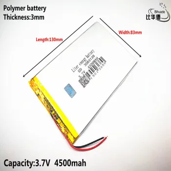 Литра енергиен батерия 3,7 В, 4500 mah 3083130 Полимерна литиево-йонна батерия за таблети 7 инча 8 инча 9 инча, mp3, mp4