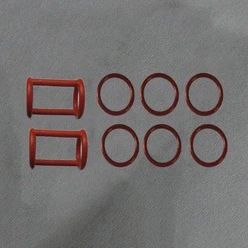 Лост за разбиване на сладолед 6ШТ Запечатване на пръстените + 2 ЕЛЕМЕНТА Н-образни и запечатване на пръстените Резервни Части меки пръчки клапани