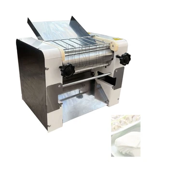 Машина за пресоване на юфка, валяк за тесто, настолна машина за приготвяне на тестени изделия и кнедлите от неръждаема стомана, търговски Електрическа машина за месене на юфка