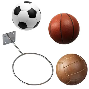 Метален държач шапки за баскетбол в стил ръгби, футбол стенен баскетболна група, рафтове за търговски изложения на продукти, притежателят на топката