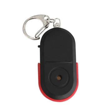 Мини-Анти-Изгубен Свирка Key Finder Безжична Аларма Smart Key Tag Локатор Ключодържател Тракер Звук На Свирка Led Светлинна Следа