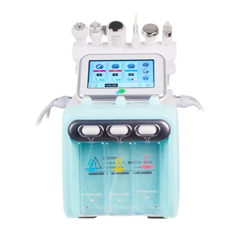 многофункционален апарат за ултразвукова висока честота на почистване на лице с вакуум-спрей кислород 6 в 1