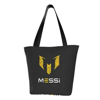 Множество Пазарска чанта Messis Soccer Дамски Холщовая чанта-тоут през рамо, Миещи Чанти за пазаруване с продукти