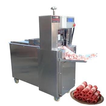 Мощна машина за рязане на крем от агнешко с ЦПУ, Специално предназначени за нарязване на крем от говеждо, агнешко и пилешко месо горещо в саксии