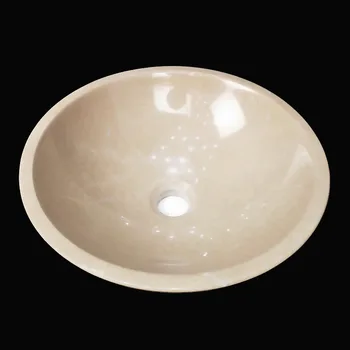 мрамор бвп купа с диаметър 35 см, арт таза, мини-джобен кръгла купа, малка потребителска мивка, лесно лукс