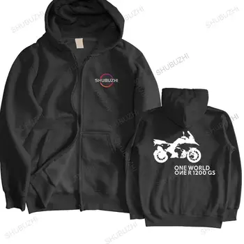 Мъжки градинска брандираната ежедневно яке с качулка 1200 GS Adventure Motorrad, новоприбывшее палто, мъжки памучен hoody с качулка, якета по-голям размер