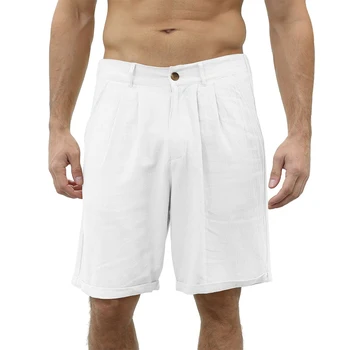Мъжки ежедневни летни панталонки с еластична талия и спортни панталони Свободно и мешковатого cut, предлага се в няколко цвята