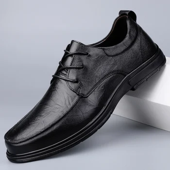 Мъжки ежедневни облекла Бизнес обувки Официалната Оригинална Италианска Класическа Мъжки Елегантни Ежедневни Бизнес Луксозна Социална обувки