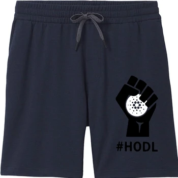 Мъжки памучни шорти Hodl Cardano Fist Ada Bitcoin, ежедневни панталони Harajuku с къс ръкав за мъже, мъжки къси панталони за възрастни за мъже