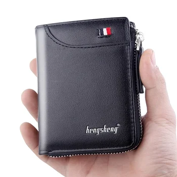 Мъжки портфейл Кратък долара в чантата си пари Клип за шофьорска книжка в Европа и САЩ Нов Клип за пари