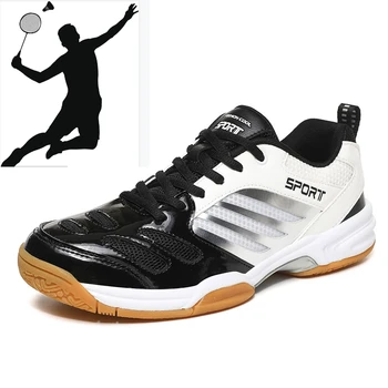 Мъжки професионални обувки за бадминтон, Удобно easy волейбол обувки, мъжки нескользящая тенис обувки за тренировки, Дишаща тенис обувки